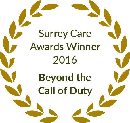 Surrey Care Awards Winner 2016
