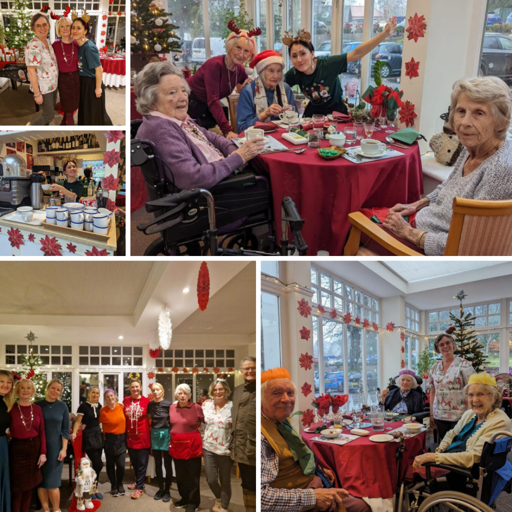Christmas day in a residential care home